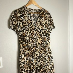 Somerset long print dress